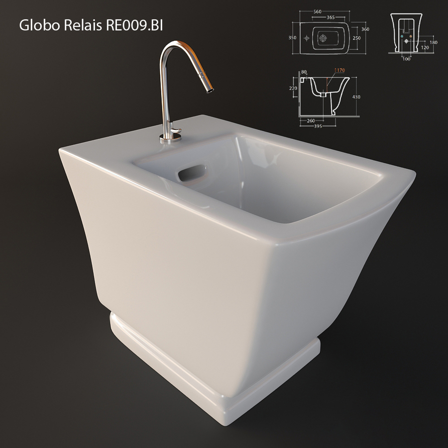 Floor bidet Globo Relais RE009.BI